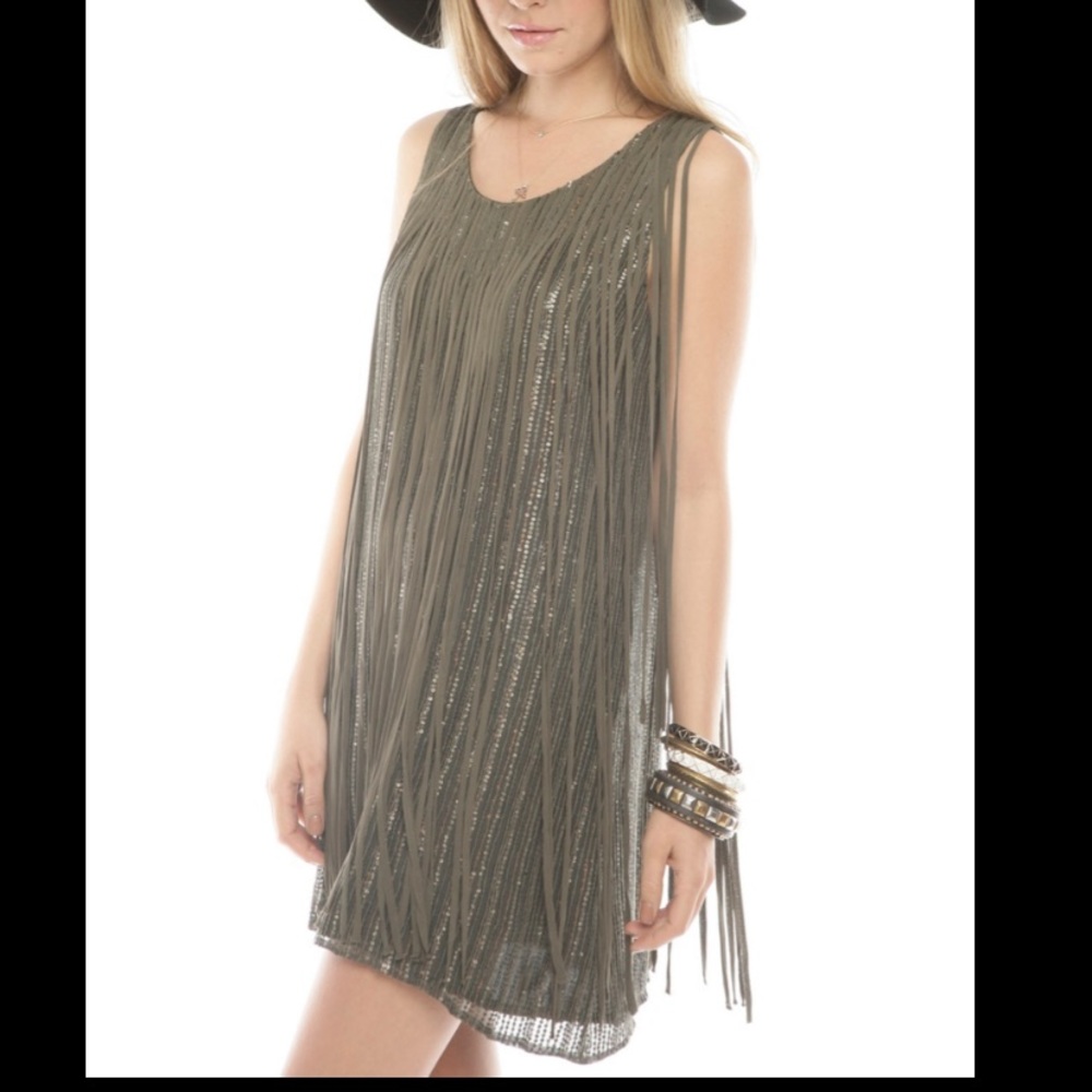 PARKER Sequin Dress - Picture 1 of 12